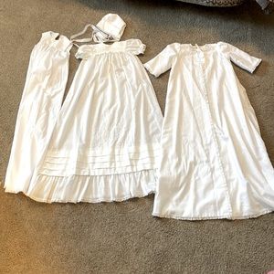 Handmade Christening Baby Gown Set